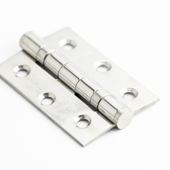 Jedo Stainless Steel Grade 7 Ball Bearing Hinges 76x50mm (Carton Qty 50)