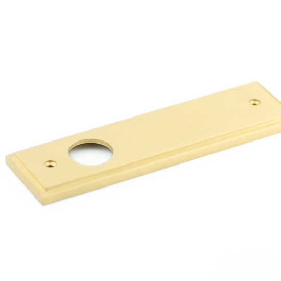Solid Brass Lever Plate Choices