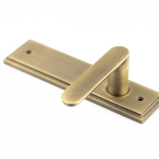 Kensington Brass Lock Door Handle