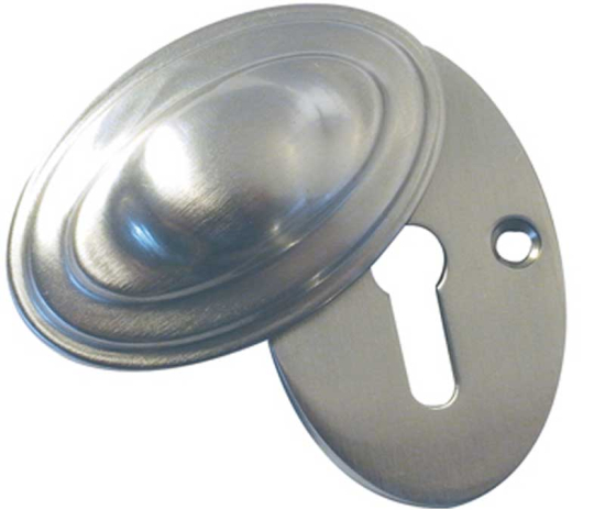 Lined Oval Covered Escutcheon