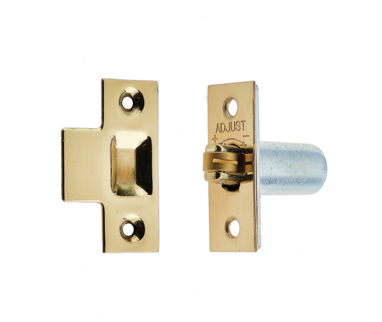 Adjustable Rollerbolt Catches with Brass Roller