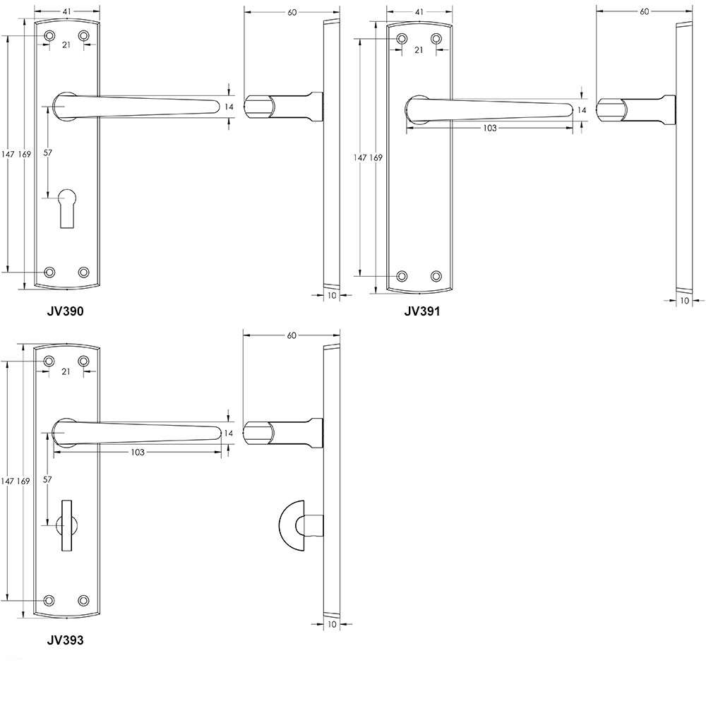 Bray Suite Technical Drawing