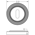 Burlington Standard Keyway Escutcheons Reeded Rose Satin Brass Burlington Standard Keyway Escutcheons Reeded Rose Satin Brass