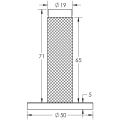 Burlington Knurled Wall Mounted Doorstops Plain Rose Polished Nickel Burlington Knurled Wall Mounted Doorstops Plain Rose Polished Nickel