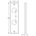 Burlington II Lever Plate Choices Din Bathroom Dark Bronze Burlington II Lever Plate Choices Din Bathroom Dark Bronze