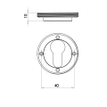 Burlington Euro Profile Escutcheons No Rose Polished Nickel Burlington Euro Profile Escutcheons No Rose Polished Nickel