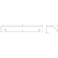 Burlington 180mm Satin Nickel Arched Edge Pull Burlington 180mm Satin Nickel Arched Edge Pull
