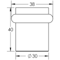 Burlington Plain Door Stops Satin Nickel Burlington Plain Door Stops Satin Nickel