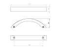 Arco cabinet handle Arco cabinet handle