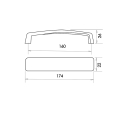 Twist Cabinet handles 160mm Brushed Nickel Twist Cabinet handles 160mm Brushed Nickel