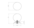 Jedo Ball Shaped Cupboard Knobs 24mm Polished Chrome Jedo Ball Shaped Cupboard Knobs 24mm Polished Chrome