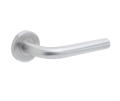 Radium Door Handle on Rose Grade 201 Satin Stainless Steel Radium Door Handle on Rose Grade 201 Satin Stainless Steel