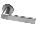 Sandrine Door Handle on Rose Grade 304 Satin Stainless Steel Sandrine Door Handle on Rose Grade 304 Satin Stainless Steel