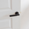Black Door Handle on Door Black Door Handle on Door