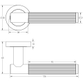 Venice Dark Bronze Lever on Rose Venice Dark Bronze Lever on Rose