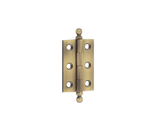 Hoxton Brass Finial Hinges