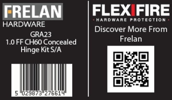 Intumescent Kits for Concealed Hinges Intumescent Kits for Concealed Hinges