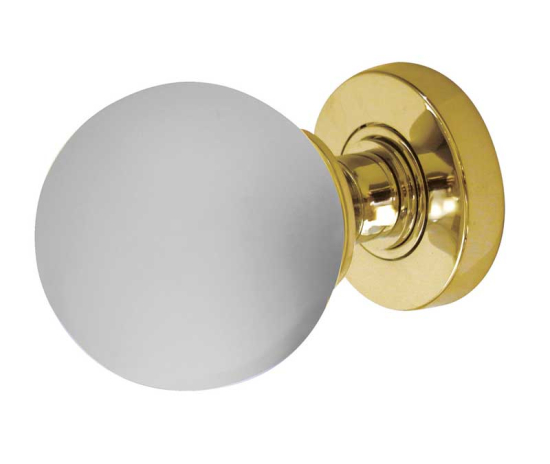 Jedo Frosted Ball Glass Mortice Door Knobs