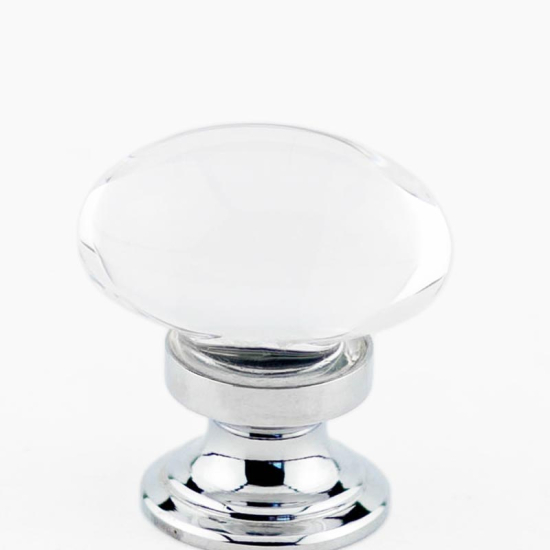 Jedo Oval Glass Cupboard Knobs