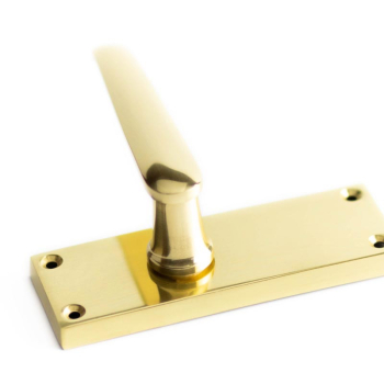 Victorian Straight Door Handle Backplate Victorian Straight Door Handle Backplate