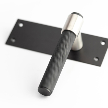 T-Bar Black Door Handles on Backplate T-Bar Black Door Handles on Backplate