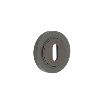 Burlington Standard Keyway Escutcheons Knurled Rose Dark Bronze Burlington Standard Keyway Escutcheons Knurled Rose Dark Bronze