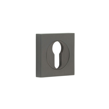 Burlington Euro Profile Escutcheons Square Plain Rose Dark Bronze Burlington Euro Profile Escutcheons Square Plain Rose Dark Bronze