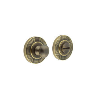 Burlington Turns & Releases Inner 1 Reeded Rose Antique Brass Burlington Turns & Releases Inner 1 Reeded Rose Antique Brass