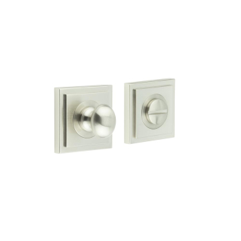 Burlington Turns & Releases Inner 1 Square Stepped Rose Satin Nickel Burlington Turns & Releases Inner 1 Square Stepped Rose Satin Nickel