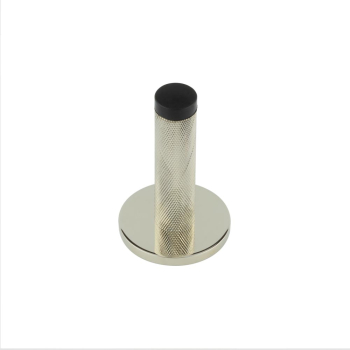 Burlington Knurled Wall Mounted Doorstops Plain Rose Polished Nickel Burlington Knurled Wall Mounted Doorstops Plain Rose Polished Nickel