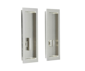 Burlington Rectangular Turn & Release Satin Nickel Burlington Rectangular Turn & Release Satin Nickel