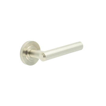 Richmond Door Handles Plain Rose Satin Nickel Richmond Door Handles Plain Rose Satin Nickel