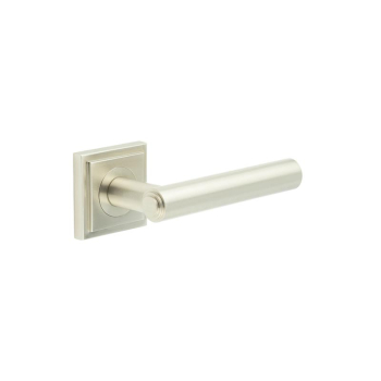 Richmond Door Handles Square Stepped Satin Nickel Richmond Door Handles Square Stepped Satin Nickel