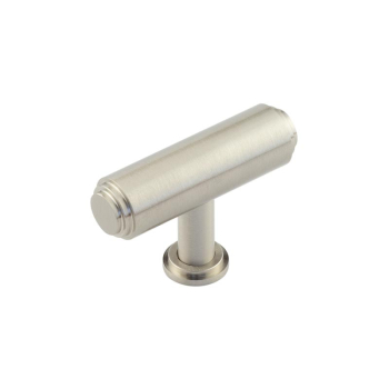Belgrave T Bar Stepped Cupboard Knobs Satin Nickel Belgrave T Bar Stepped Cupboard Knobs Satin Nickel