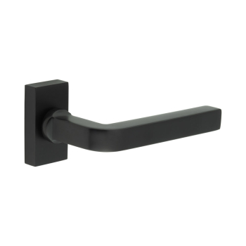 CR-104 Black Multi Point Rectangular Rose Door Handle CR-104 Black Multi Point Rectangular Rose Door Handle