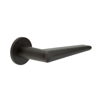 CR-107 Dark Bronze Sprung Round Rose Door Handle CR-107 Dark Bronze Sprung Round Rose Door Handle