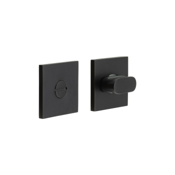 CR-801 Black Thumb Turn & Lock Square Rose CR-801 Black Thumb Turn & Lock Square Rose