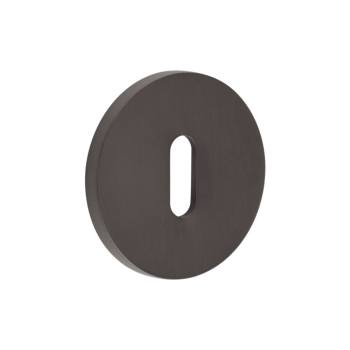 CR-R10 Dark Bronze Standard Keyway Round Rose Escutcheon CR-R10 Dark Bronze Standard Keyway Round Rose Escutcheon