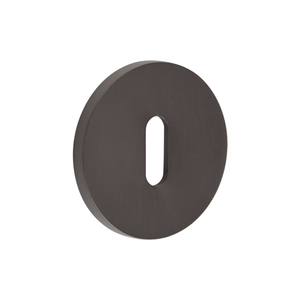 CRES Escutcheon 1 CR-R10 Dark Bronze Standard Keyway Round Rose ...