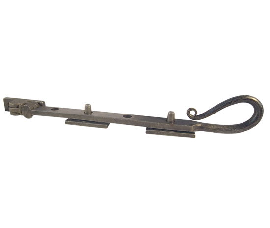 Casement Stay Hand Forged 200mm Pewter