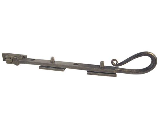 Casement Stay Hand Forged 250mm Pewter