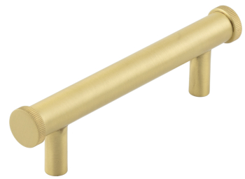 Hoxton Thaxted Cabinet Handles 96mm Ctrs Satin Brass Hoxton Thaxted Cabinet Handles 96mm Ctrs Satin Brass