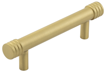 Hoxton Sturt Cabinet Handles 96mm Ctrs Satin Brass Hoxton Sturt Cabinet Handles 96mm Ctrs Satin Brass