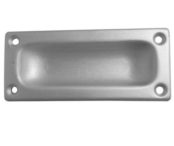 SAA Flush Pull 90x40mm Satin Anodised Aluminium SAA Flush Pull 90x40mm Satin Anodised Aluminium
