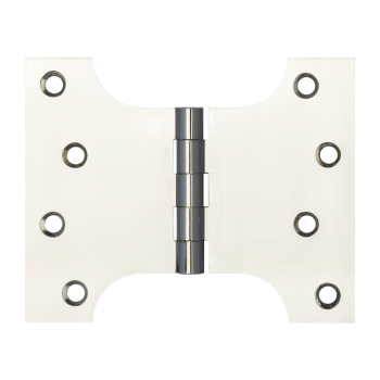 Budget Parliament Hinges 102x124x4mm Polished Chrome Budget Parliament Hinges 102x124x4mm Polished Chrome
