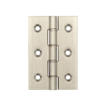Double Phosphor Bronze Washered Hinges 76x50x2.5mm Satin Nickel Double Phosphor Bronze Washered Hinges 76x50x2.5mm Satin Nickel