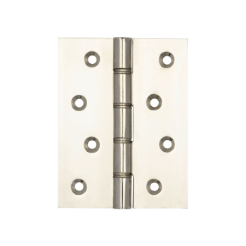 Double Phosphor Bronze Washered Hinges 102x76x3mm Polished Nickel Double Phosphor Bronze Washered Hinges 102x76x3mm Polished Nickel