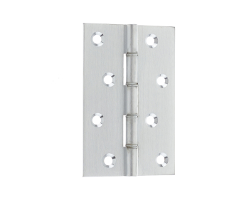 Double Phosphor Bronze Washered Hinge 102x67x2.5mm Satin Chrome Double Phosphor Bronze Washered Hinge 102x67x2.5mm Satin Chrome