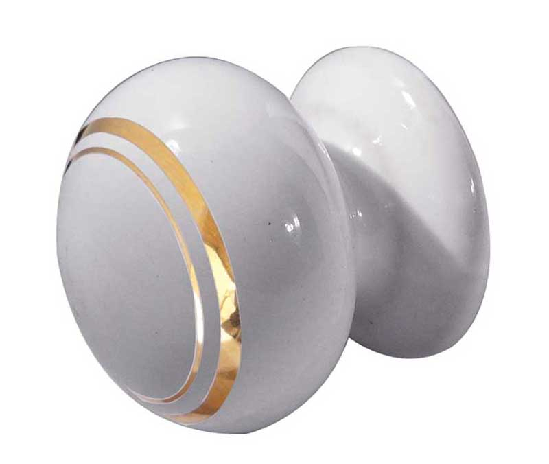 Hafele Porcelain Cabinet Door Knobs – 38mm, Round, Pack Of 12 – Made In UK