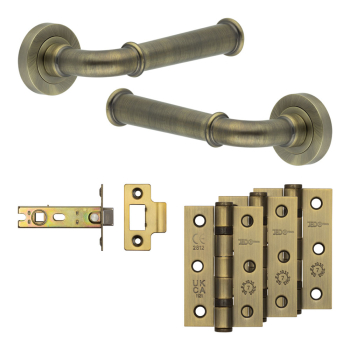 Complete Classic Door Handle Pack - Internal Doors - Antique Brass Complete Classic Door Handle Pack - Internal Doors - Antique Brass